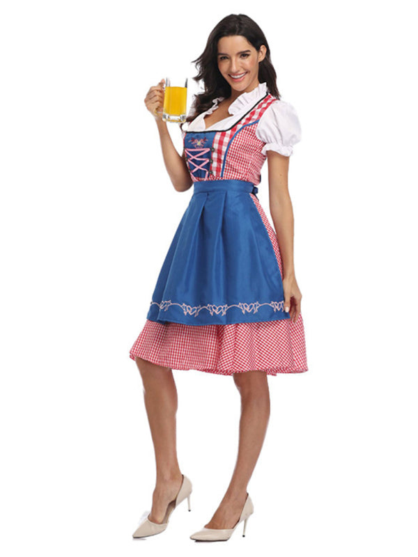 New German Oktoberfest Dress Maid Costume