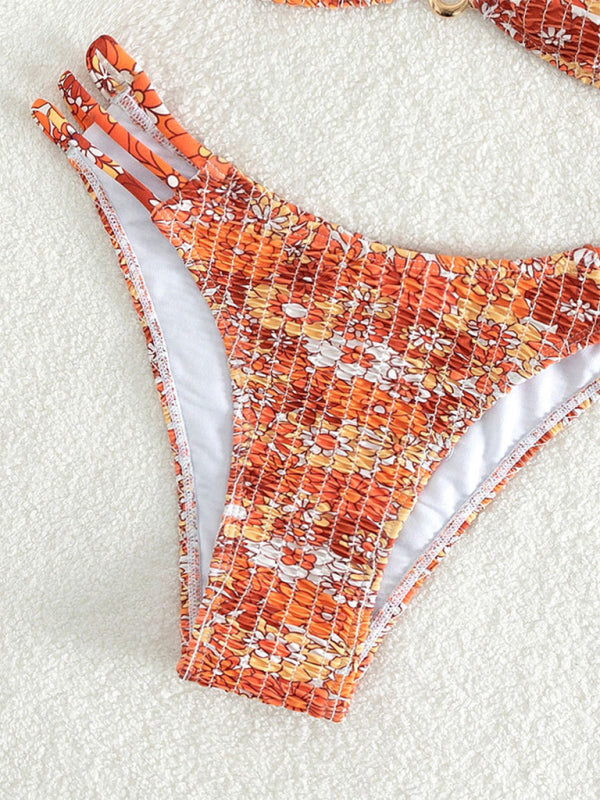 Fashion Printed Swimsuit Sexy Triangle Two-piece Swimsuit Bikini