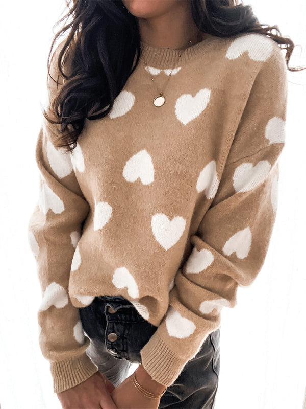 Neuer Damenpullover Pullover Love Sweater 