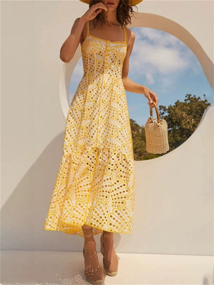 Neues, temperamentvolles, unregelmäßiges Fischschwanzkleid im Urlaubsstil mit Hosenträgern 