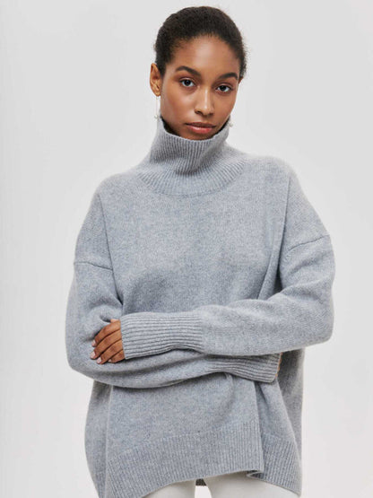 New loose half turtleneck autumn and winter sweater