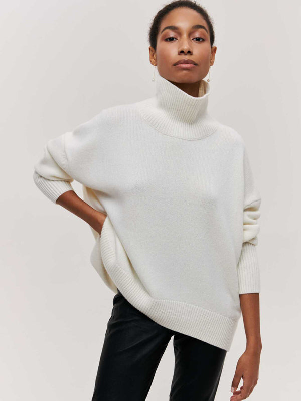 New loose half turtleneck autumn and winter sweater