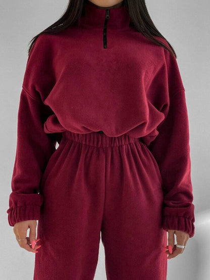 Zweiteiliges Set mit Kapuzenpullover und Sport- und Freizeitanzug für Damen 