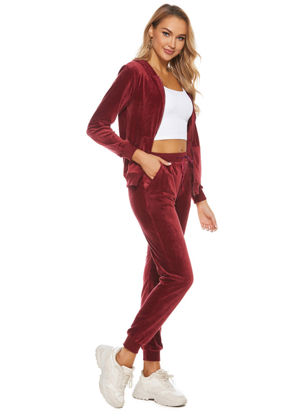 Zweiteiliges Sweatshirt-Set für Damen 