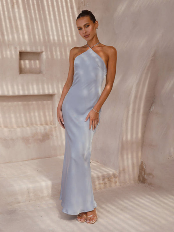 Elegantes, rückenfreies Neckholder-Kleid für Damen 