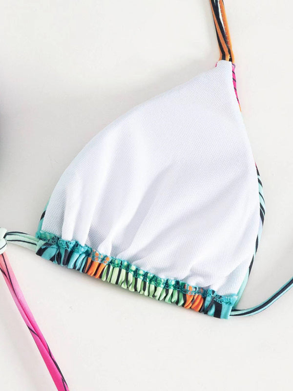 Maillot de bain une pièce à franges creuses, bikini dégradé, pour femmes, nouvelle collection 