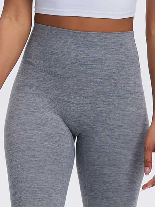 Pantalon de yoga de sport à la mode avec taille haute, contrôle du ventre et rehaussement des fesses, pantalon de fitness pêche 