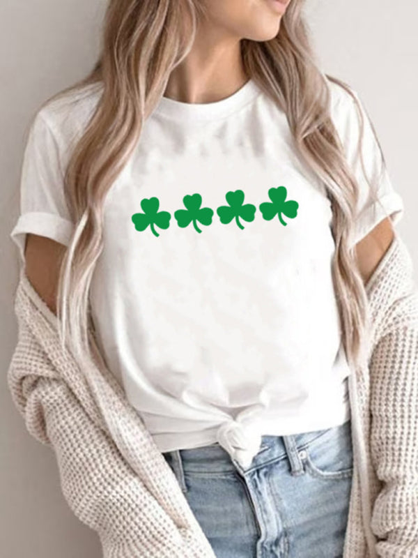 Neues lässiges T-Shirt für Damen zum St. Patrick&