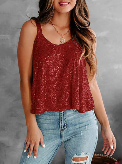 Camisole ample sans manches pour femmes, gilet ample, nouvelle collection 