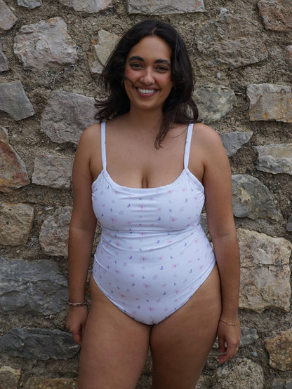 Maillot de bain de sport dos nu imprimé sexy (peut être porté comme couche intérieure) 