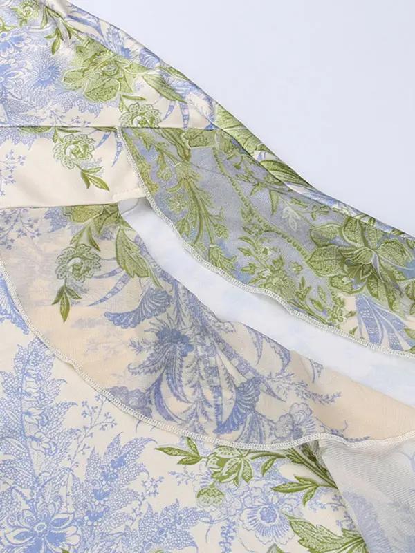 Close-up of mesh printed fabric design