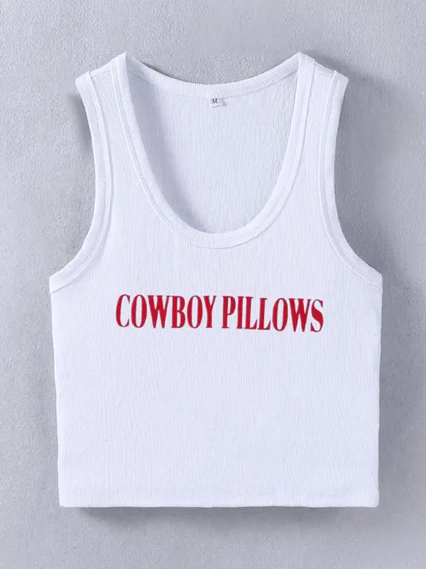 White vest with &