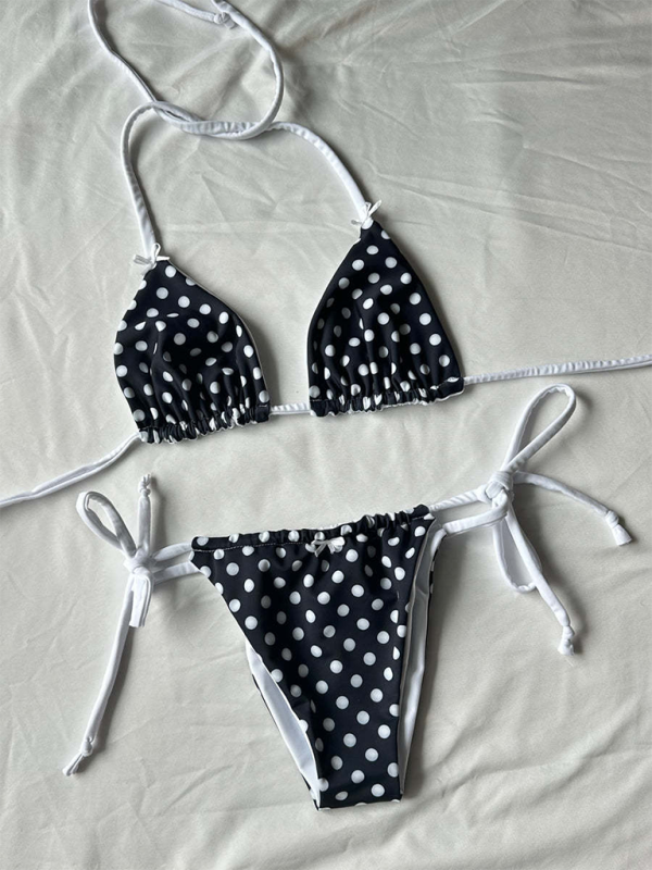 New style bikini sexy triangle soft bag drawstring bikini women&
