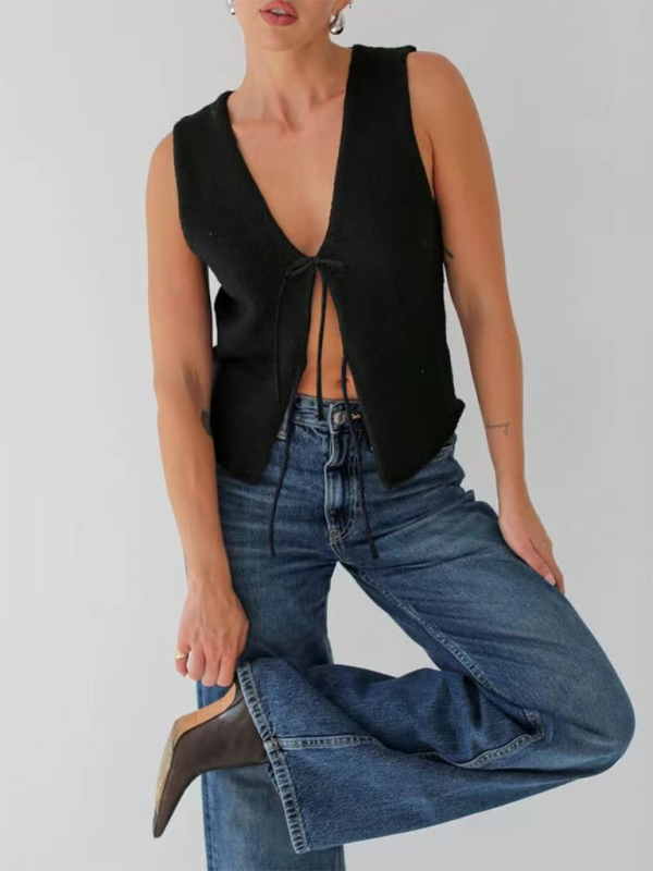 New sexy fashionable and comfortable rope woolen vest