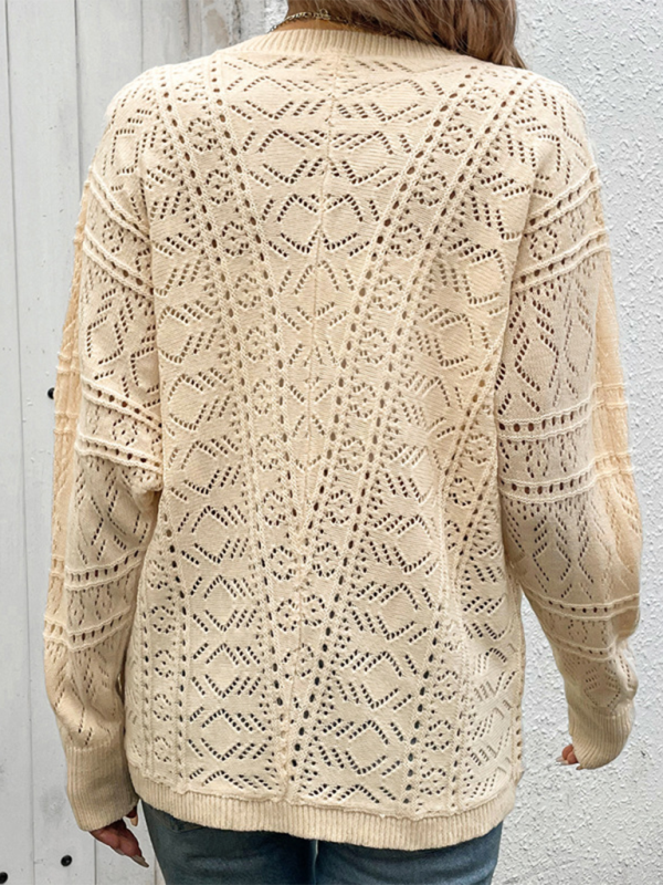 New simple thin short casual wool cardigan