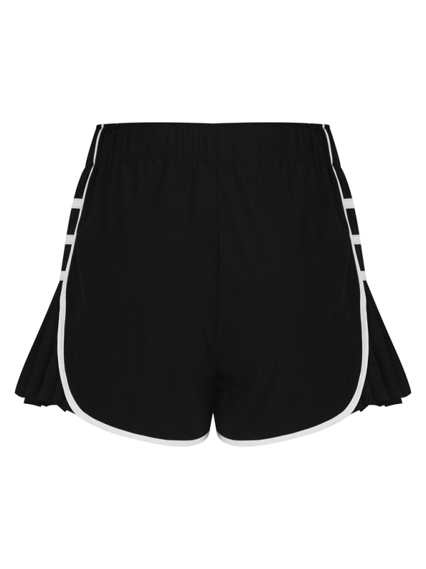 Sportliche, schnelltrocknende Plissee-Shorts für Damen im neuen Stil 