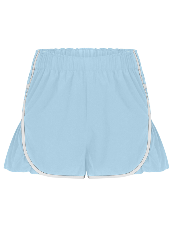 Ladies new style sports quick-drying pleated shorts