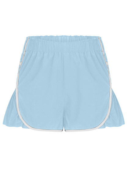 Sportliche, schnelltrocknende Plissee-Shorts für Damen im neuen Stil 