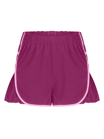 Ladies new style sports quick-drying pleated shorts