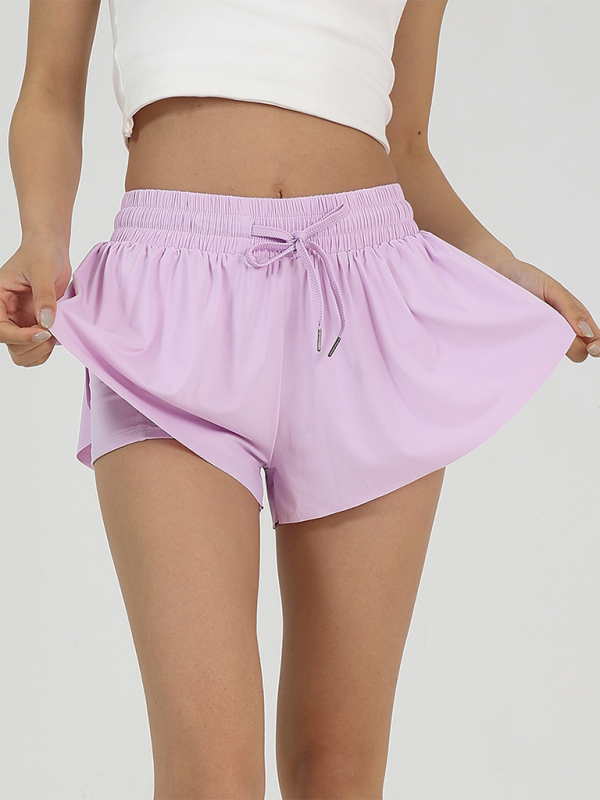 Ladies new style sports high elasticity and comfortable pocket tennis skirt