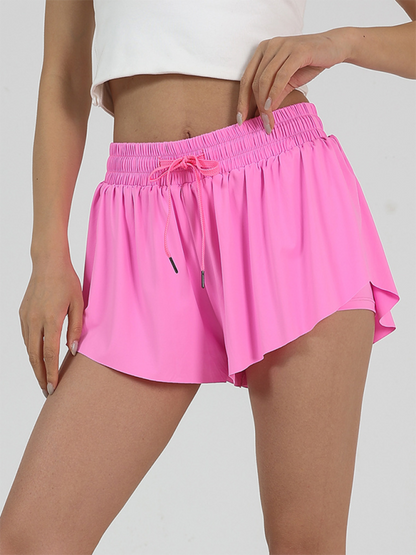 Ladies new style sports high elasticity and comfortable pocket tennis skirt