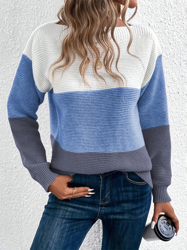 Loose crew neck sweater