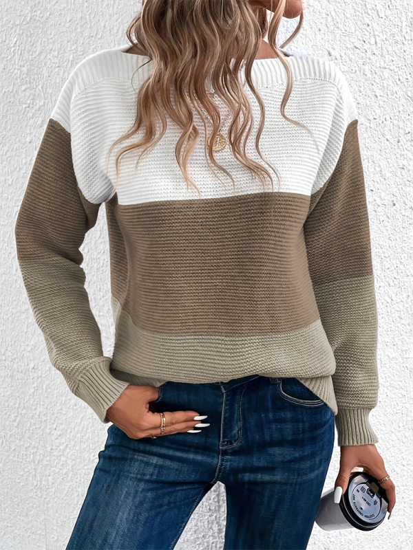 Loose crew neck sweater