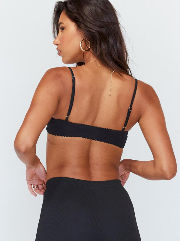 Sexy halter backless vest