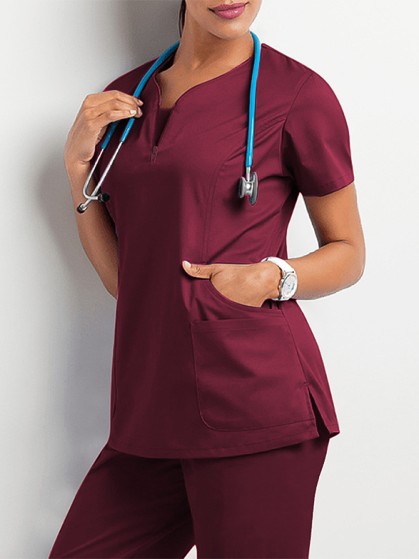 Oral dentist surgical gown separate wash clothes set elastic quick-drying hospital Nurse uniform