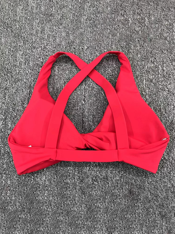 Tight-fitting quick-drying sports yoga bra for outdoor running cross-back fitness underwear