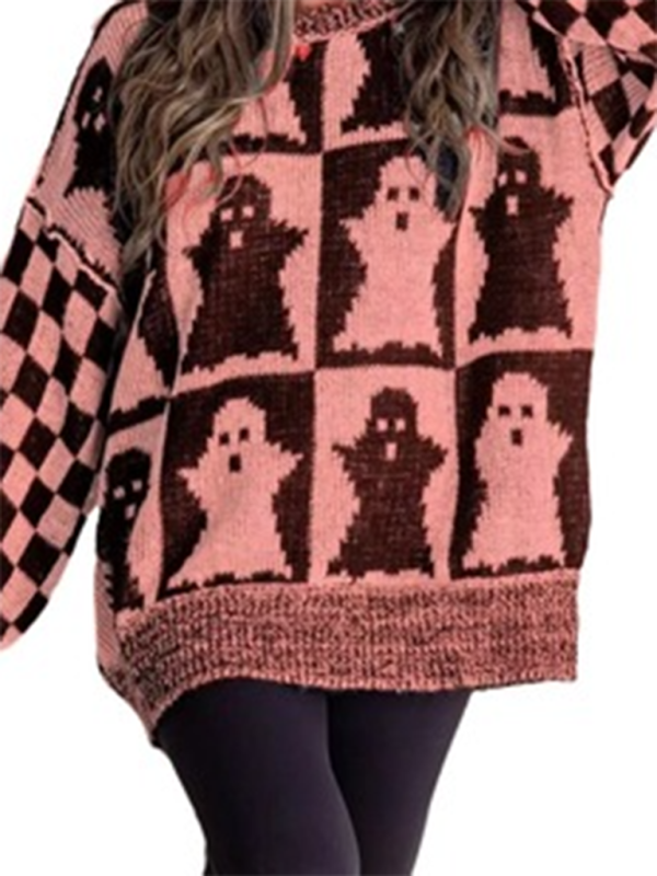 Halloween Loose Crew Neck Sweater