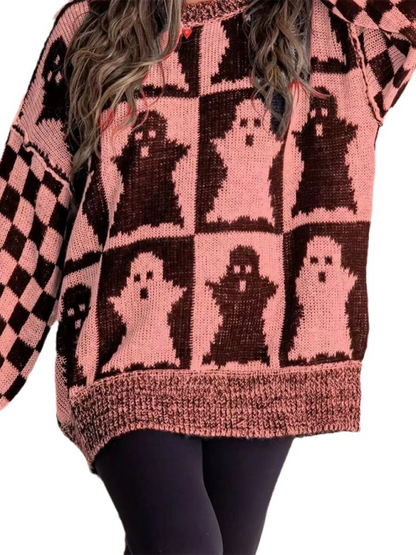 Halloween Loose Crew Neck Sweater