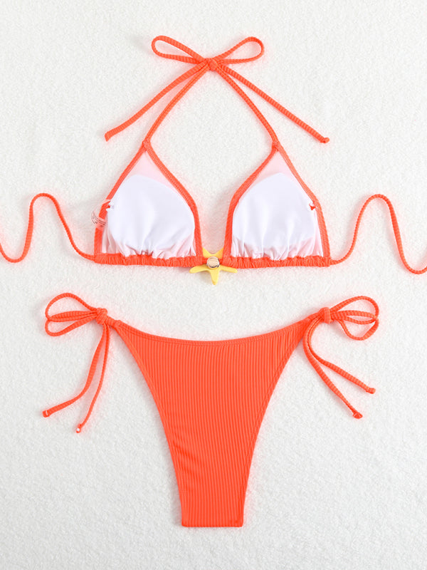 New Sexy Strap Starfish Two-Piece Swimsuit