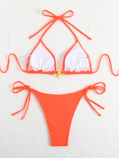 New Sexy Strap Starfish Two-Piece Swimsuit