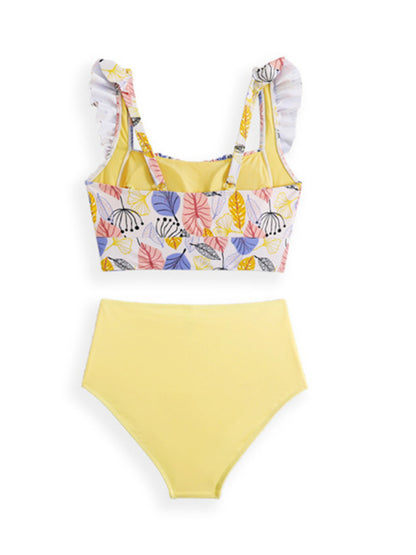 New style ruffled two piece bikini