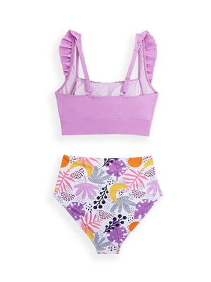 New style ruffled two piece bikini