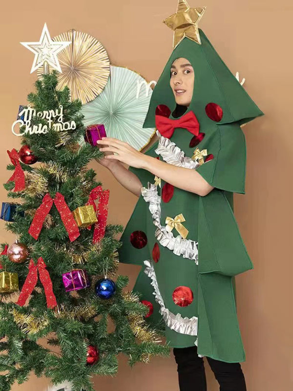 Weihnachtskleidung COS Damen Weihnachtsrock Weihnachtsbaum 