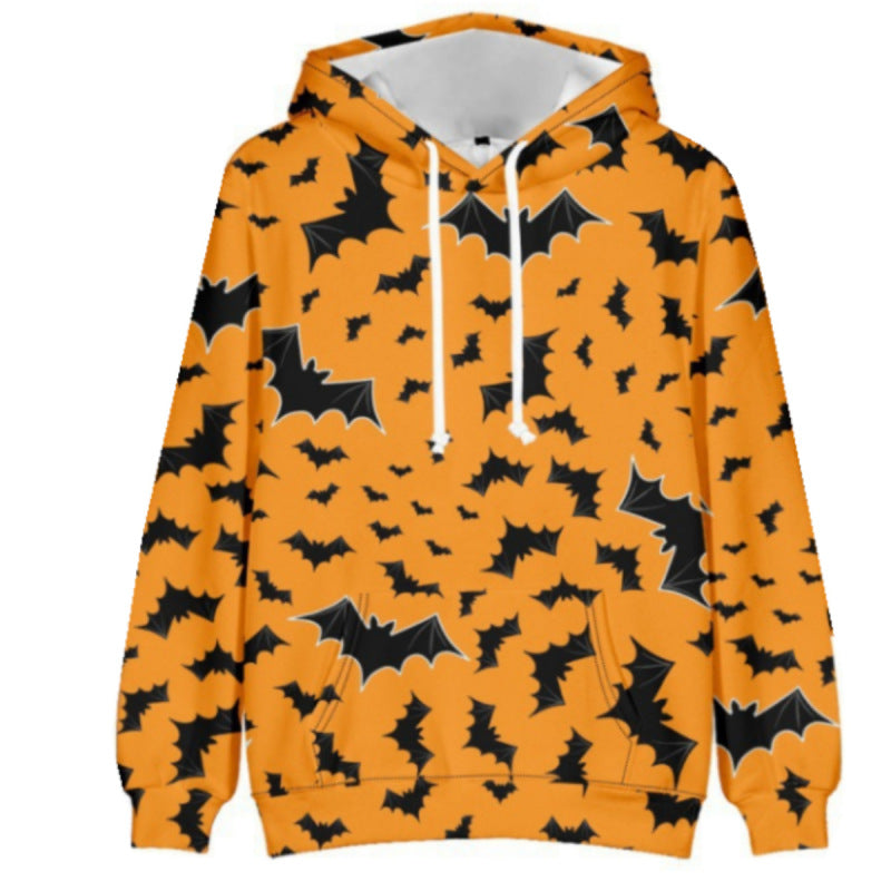 Damen Halloween Kürbis Totenkopf Serie Sweatshirt 