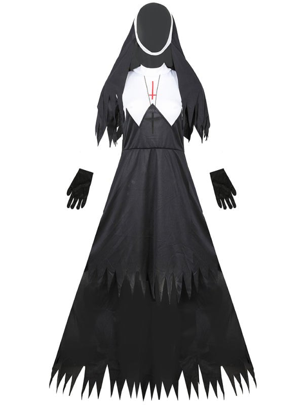 Ladies Halloween Nun Cosplay Vampire Cosplay Costume