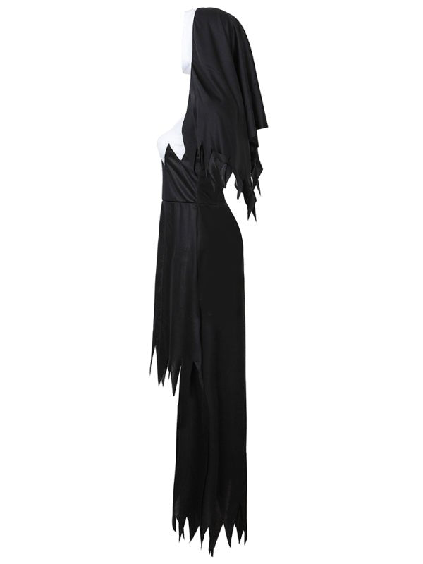 Ladies halloween nun costume cosplay