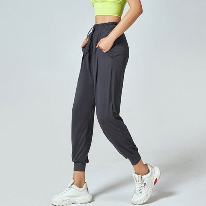 Nouveau pantalon à séchage rapide pantalon de course décontracté ample pantalon de fitness paquet de pieds 