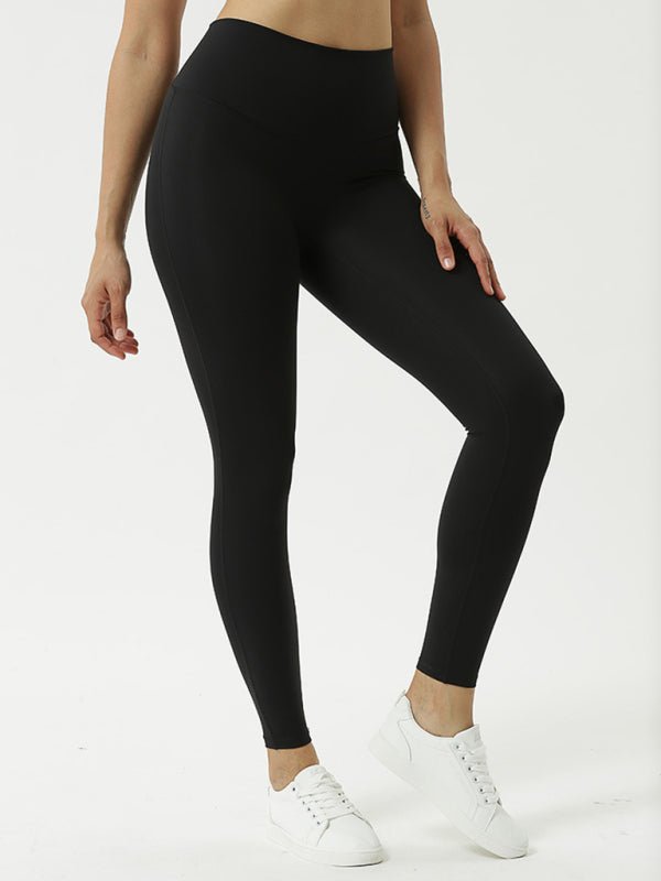 Neuvième pantalon de sport serré, taille haute, pantalon de Yoga avec poches 