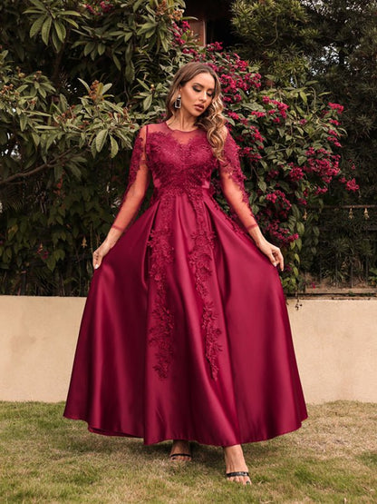 Robe longue Sexy en dentelle pour femmes, tenue de Banquet traînante, nouvelle collection 