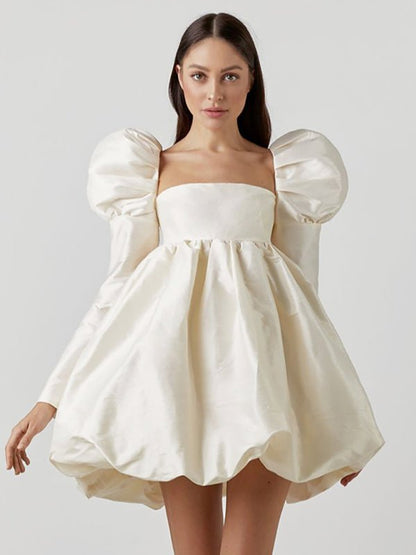 Robe babydoll Cottage Puff pour femmes 