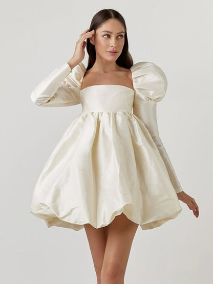 Robe babydoll Cottage Puff pour femmes 