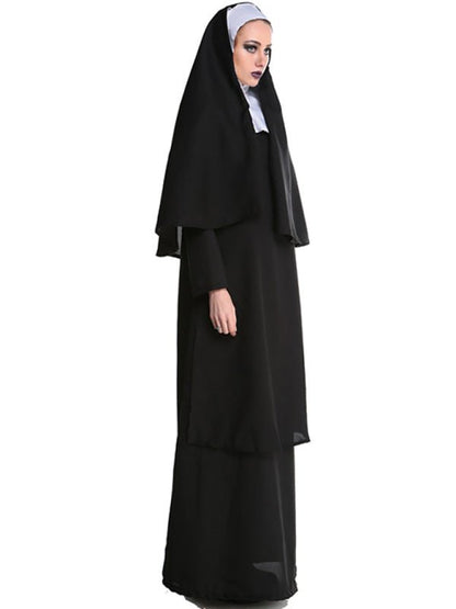 costume de nonne halloween femme femme adulte 