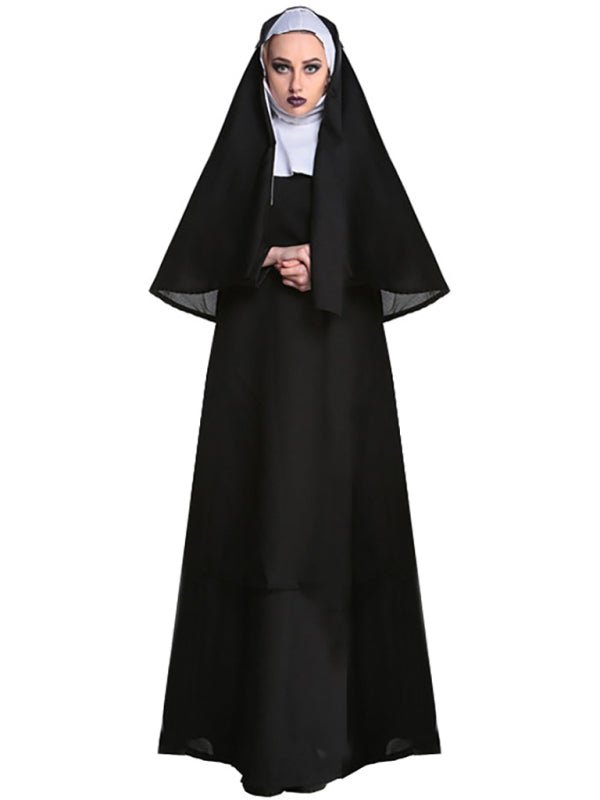 costume de nonne halloween femme femme adulte 